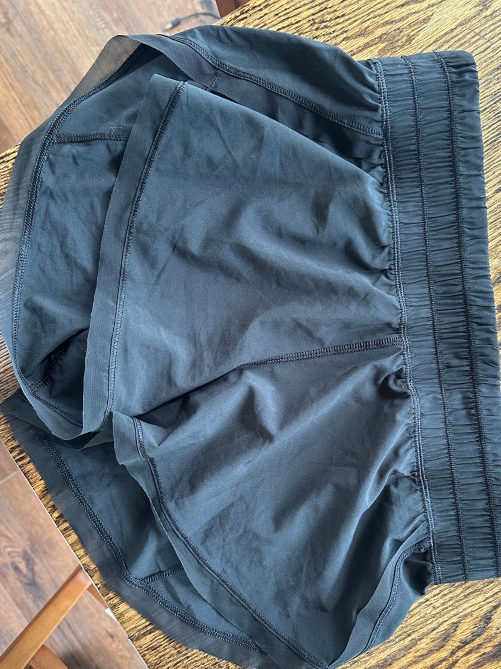 lululemon athletica Black Athletic Running Shorts